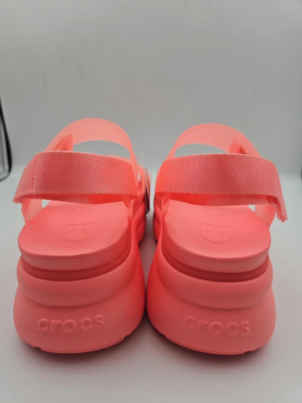 Women’s Platform Sport Sandals in Coral Pink